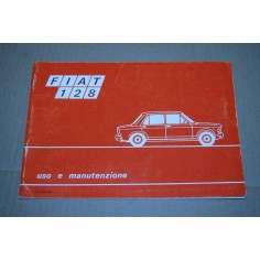 LIBRETTO USO MANUTENZIONE FIAT 128 12° ed. IX 1972 - MOLTO BUONO
