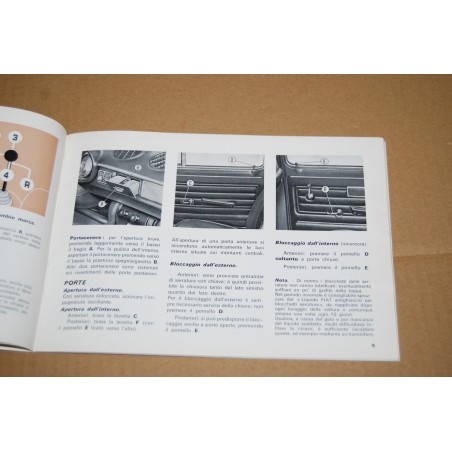 LIBRETTO USO MANUTENZIONE FIAT 128 12° ed. IX 1972 - MOLTO BUONO