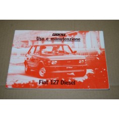 LIBRETTO USO MANUTENZIONE FIAT 127 DIESEL 2° ed. III 1981 - MOLTO BUONO