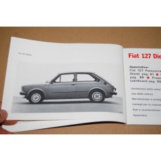 LIBRETTO USO MANUTENZIONE FIAT 127 DIESEL 2° ed. III 1981 - MOLTO BUONO 2