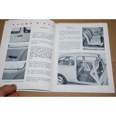 LIBRETTO USO MANUTENZIONE FIAT 850 6° ed. IV 1965 - MOLTO BUONO 2