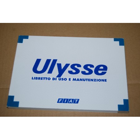 LIBRETTO USO MANUTENZIONE FIAT ULYSSE 1° ed. 1994 - PARI NUOVO