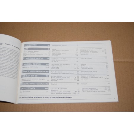 LIBRETTO USO MANUTENZIONE VOLKSWAGEN VW POLO BERLINA COUPE' 1987 - OTTIMO