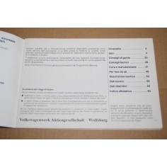 LIBRETTO USO MANUTENZIONE VOLKSWAGEN VW POLO 1982 - MOLTO BUONO 2