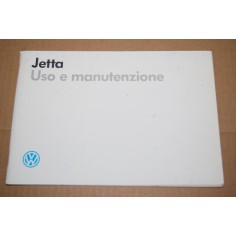 LIBRETTO USO MANUTENZIONE VOLKSWAGEN VW JETTA 1987 - MOLTO BUONO