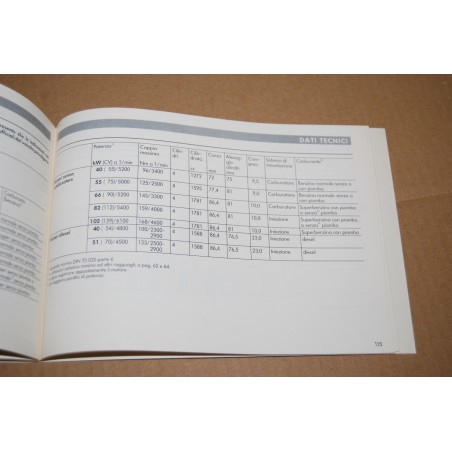 LIBRETTO USO MANUTENZIONE VOLKSWAGEN VW JETTA 1987 - MOLTO BUONO