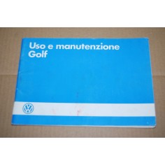 LIBRETTO USO MANUTENZIONE VOLKSWAGEN VW GOLF 1985 - DISCRETO