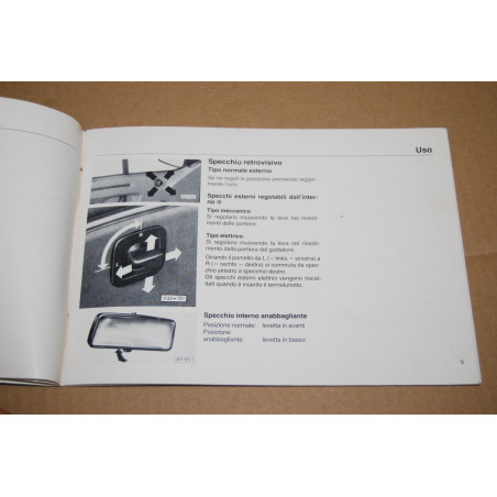 LIBRETTO USO MANUTENZIONE VOLKSWAGEN VW SCIROCCO 1982 - BUONO