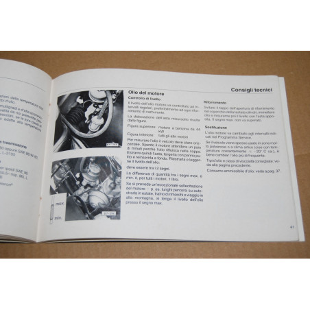 LIBRETTO USO MANUTENZIONE VOLKSWAGEN VW SCIROCCO 1982 - BUONO