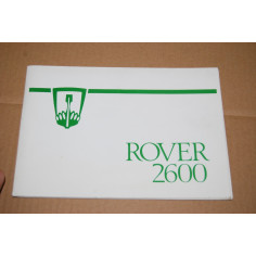 LIBRETTO USO MANUTENZIONE ROVER 2600 - 1978 - OTTIMO