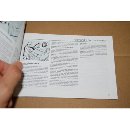 LIBRETTO USO MANUTENZIONE ROVER 216 - 1985 - OTTIMO