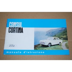 LIBRETTO USO MANUTENZIONE FORD CONSUL CORTINA  2° ed. GENNAIO 1963 - OTTIMO