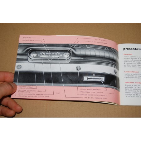 LIBRETTO USO MANUTENZIONE FORD CONSUL CORTINA  2° ed. GENNAIO 1963 - OTTIMO