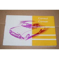 LIBRETTO USO MANUTENZIONE FORD CONSUL CORSAIR AGOSTO 1963 - OTTIMO