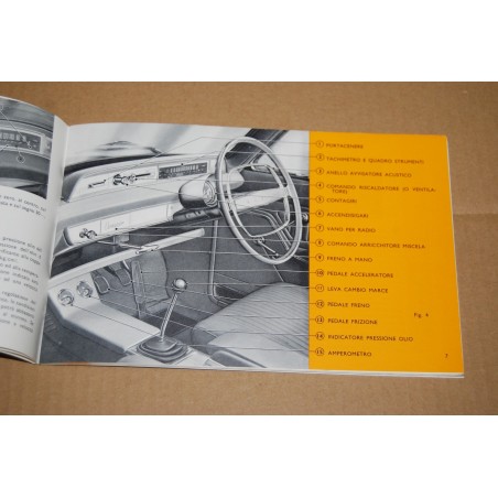 LIBRETTO USO MANUTENZIONE FORD CONSUL CORSAIR AGOSTO 1963 - OTTIMO