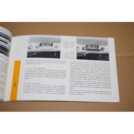 LIBRETTO USO MANUTENZIONE FORD CONSUL CORSAIR AGOSTO 1963 - OTTIMO