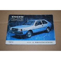 LIBRETTO USO MANUTENZIONE VOLVO 343 & DL 1979 - ONDULAZIONI DIFFUSE DISCRETO