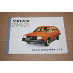 LIBRETTO USO MANUTENZIONE VOLVO 343 & DL ONDULAZIONI E RESTAURI MEDIOCRE