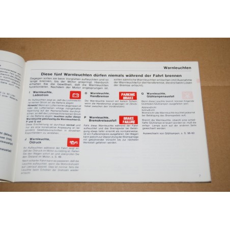 BETRIBSANLEITUNG VOLVO DIESEL 1981 - GERMAN TEXT GOOD CONDITIONS