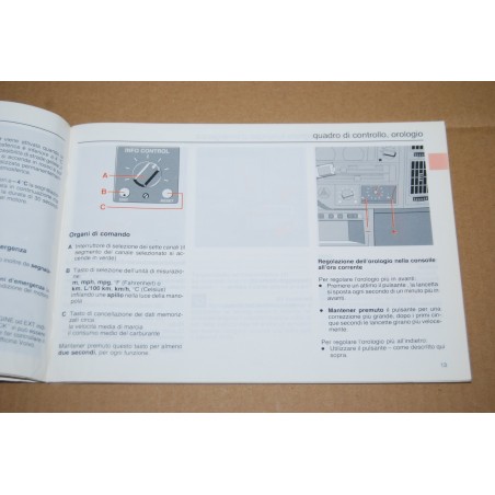 LIBRETTO USO MANUTENZIONE VOLVO 440 1989 - BUONE CONDIZIONI