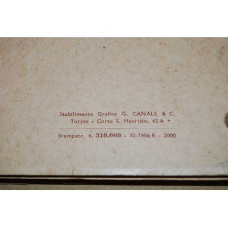 CATALOGO PARTI RICAMBIO FIAT 1900 - 1900A3° ed. NOVEMBRE 1956 R - MOLTO BUONO