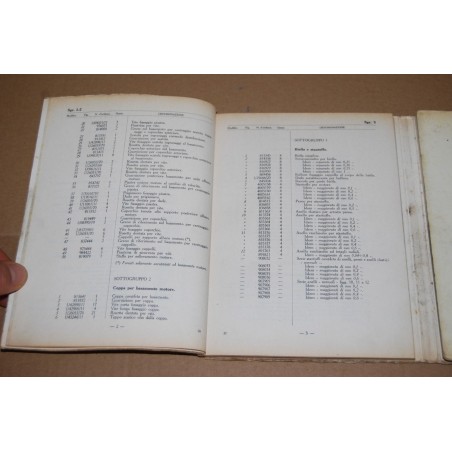 CATALOGO PARTI RICAMBIO FIAT 1400B 3° ed. APRILE 1959 - BUONO