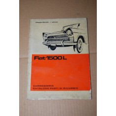 CATALOGO PARTI RICAMBIO FIAT 1500L CARROZZERIA NOVEMBRE 1963 - BUONO