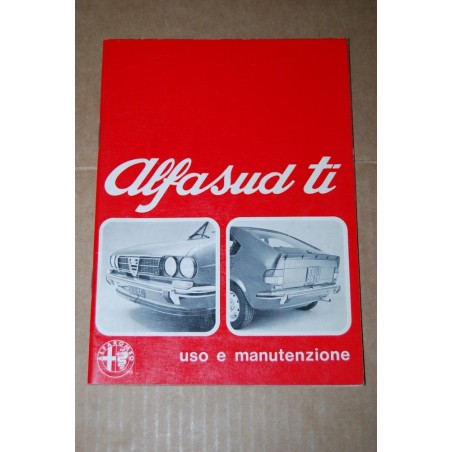 LIBRETTO USO MANUTENZIONE ALFA ROMEO ALFASUD TI  - OTTIMO