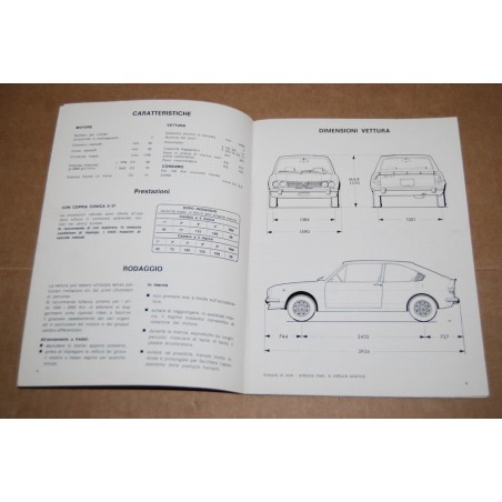LIBRETTO USO MANUTENZIONE ALFA ROMEO ALFASUD TI  - OTTIMO