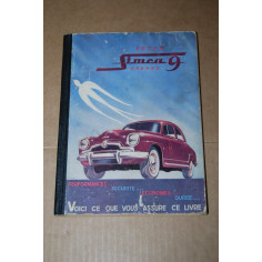 VOTRE SIMCA 9 ARONDE DEUXIEME EDITION REVUE ET COMPLETEE - BON