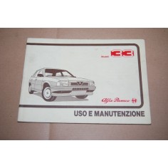 LIBRETTO USO MANUTENZIONE ALFA ROMEO MODELLI 33 1987 LIEVI MACCHIE