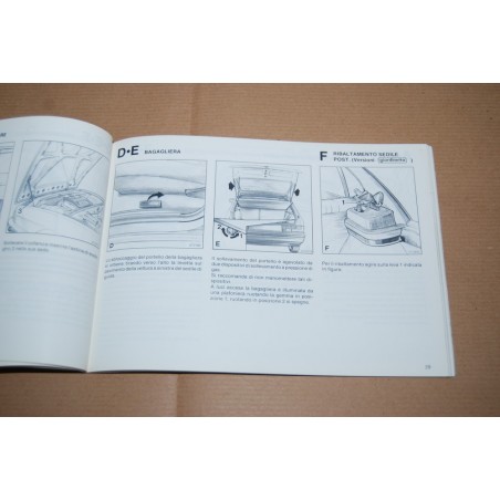 LIBRETTO USO MANUTENZIONE ALFA ROMEO MODELLI 33 1987 LIEVI MACCHIE