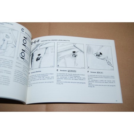 LIBRETTO USO MANUTENZIONE ALFA ROMEO MODELLI ALFA 33 1985 OTTIMO