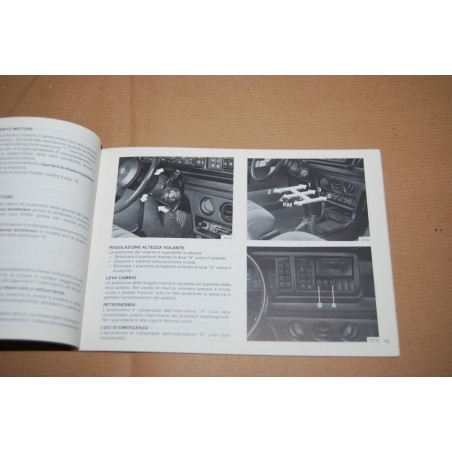 LIBRETTO USO MANUTENZIONE ALFA ROMEO ALFETTA 2.4 TURBO DIESEL OTTIMO