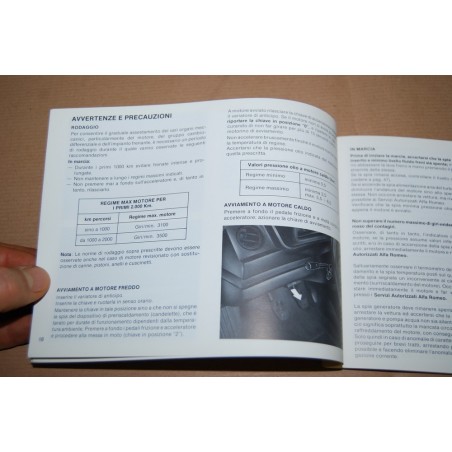 LIBRETTO USO MANUTENZIONE ALFA ROMEO ALFETTA 2.4 TURBO DIESEL OTTIMO