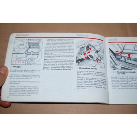 LIBRETTO USO MANUTENZIONE ALFA ROMEO 164 TD VI/1988 BUONO