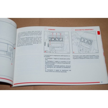 LIBRETTO USO MANUTENZIONE ALFA ROMEO 33 1° ED. 1989 NUOVO
