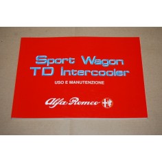 LIBRETTO USO MANUTENZIONE ALFA ROMEO SPORT WGON TD INTERCOOLER 1° ED. 1989
