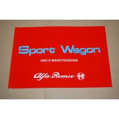 LIBRETTO USO MANUTENZIONE ALFA ROMEO SPORT WAGON 1° ED. 1989 NUOVO