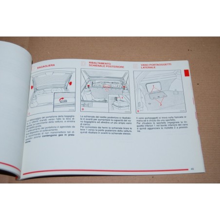 LIBRETTO USO MANUTENZIONE ALFA ROMEO SPORT WAGON 1° ED. 1989 NUOVO