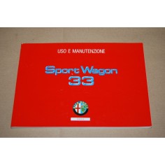LIBRETTO USO MANUTENZIONE ALFA ROMEO SPORT WAGON 331° ED. 1991 NUOVO