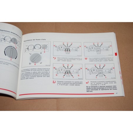LIBRETTO USO MANUTENZIONE ALFA ROMEO SPORT WAGON 331° ED. 1991 NUOVO