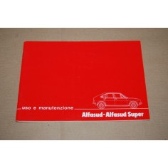 LIBRETTO USO MANUTENZIONE ALFA ROMEO ALFASUD & SUPER 1977 NUOVO