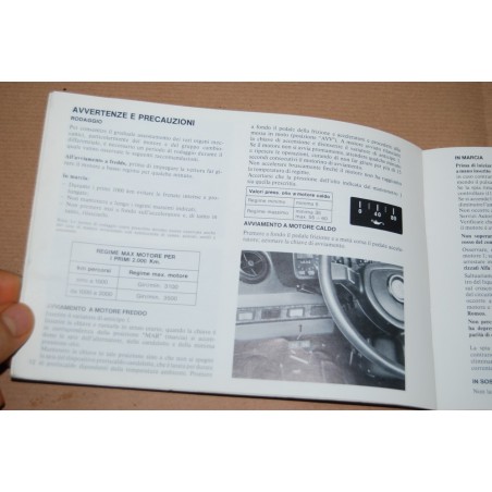 LIBRETTO USO MANUTENZIONE ALFA ROMEO ALFETTA TURBO D 1979 OTTIMO