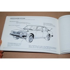 LIBRETTO USO MANUTENZIONE ALFA ROMEO ALFETTA 2000 1977 OTTIMO 2