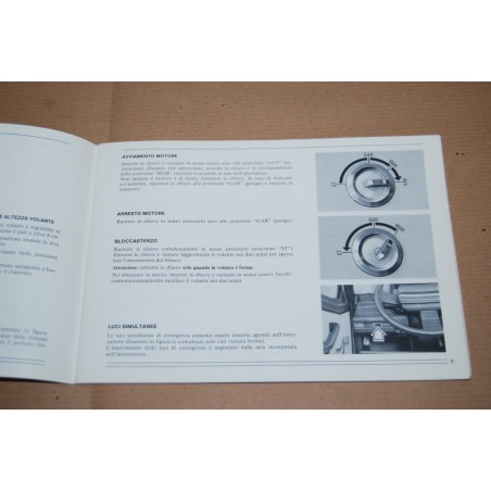 LIBRETTO USO MANUTENZIONE ALFA ROMEO GIULIETTA 1980 OTTIMO