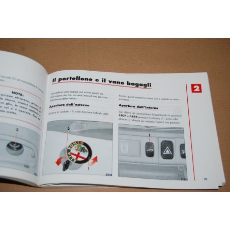 LIBRETTO USO MANUTENZIONE ALFA ROMEO 145 5° EDIZIONE 1995 OTTIMO