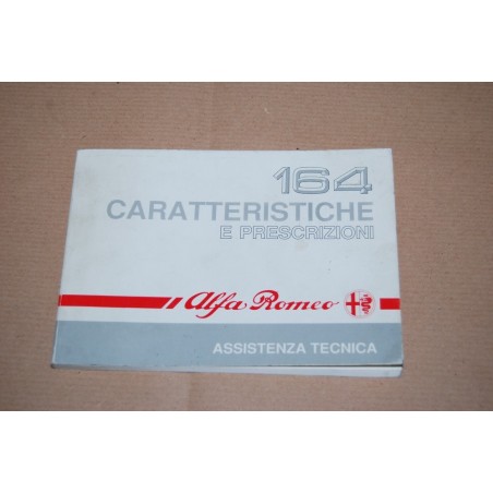 ALFA ROMEO ALFA 146 CARATTERISTICHE E PRESCRIZIONI TECNICHE 1987