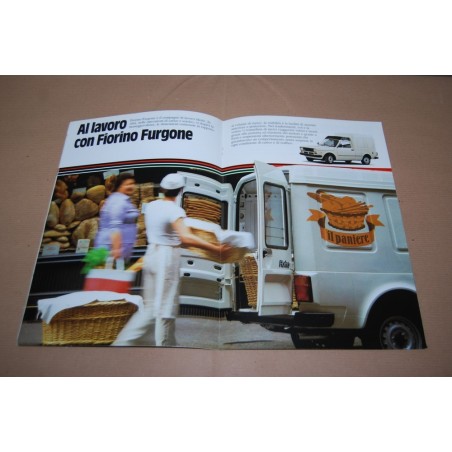 PROSPEKT BROCHURE DEPLIANT FIAT FIORINO DIESEL O BENZINA 1983 - 8 PAGINE
