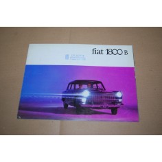 PROSPEKT BROCHURE DEPLIANT FIAT 1800 B 3 PAGINE - TIMBRO CONCESSIONARIO